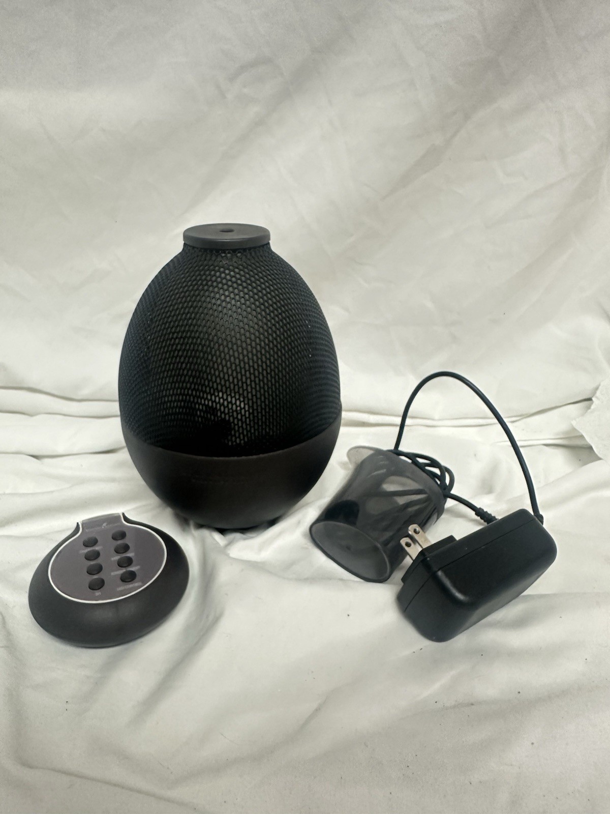 Working Young Living Rainstone Diffuser Essential Oils & Remote Cracked Shell