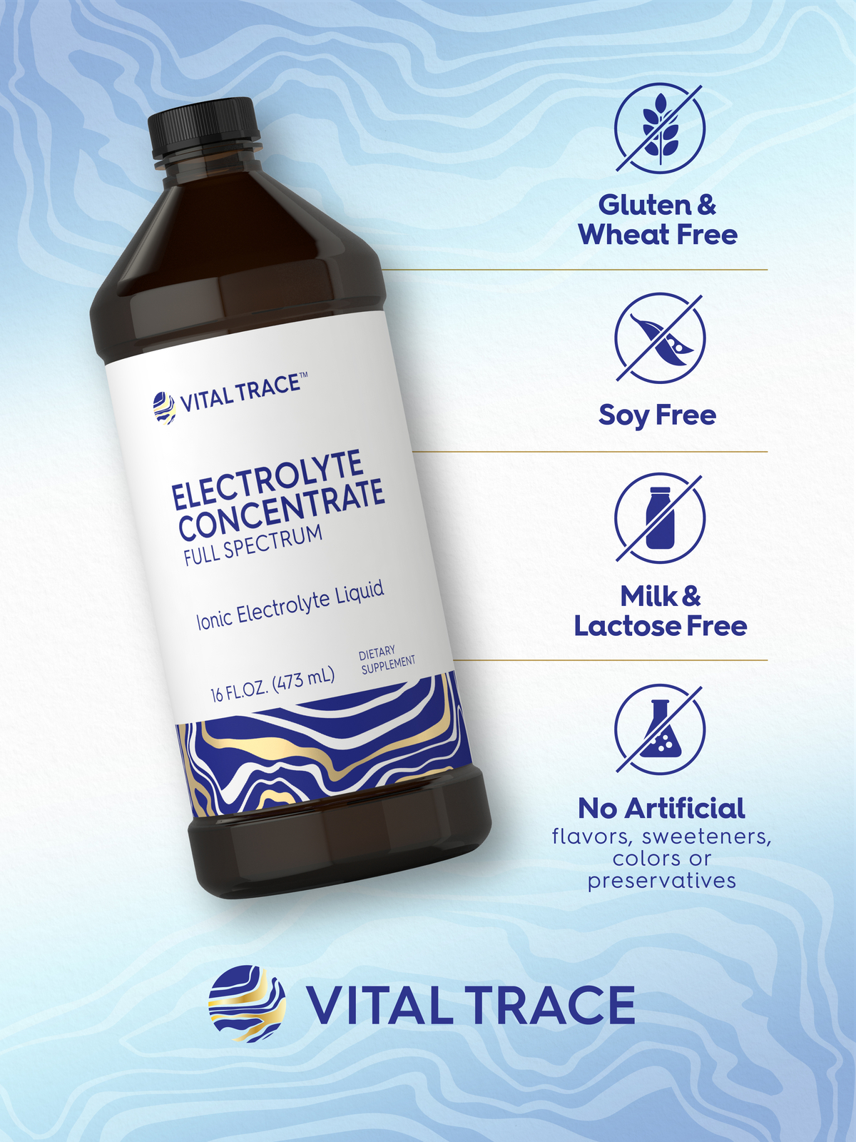 Electrolyte Concentrate | 16 fl oz | Ionic Electrolyte Liquid | by Carlyle