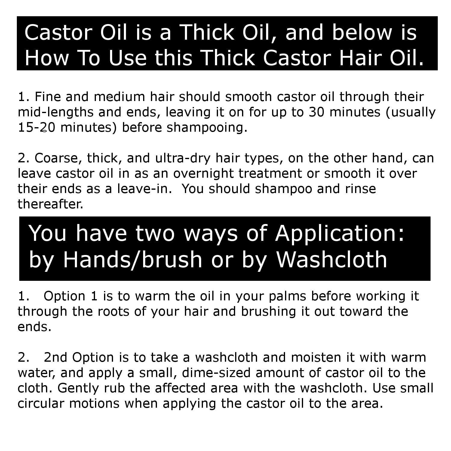 Castor Oil 16 Fl Oz Glass Bottle – Original Unrefined – A Huge Glass Bottle w…
