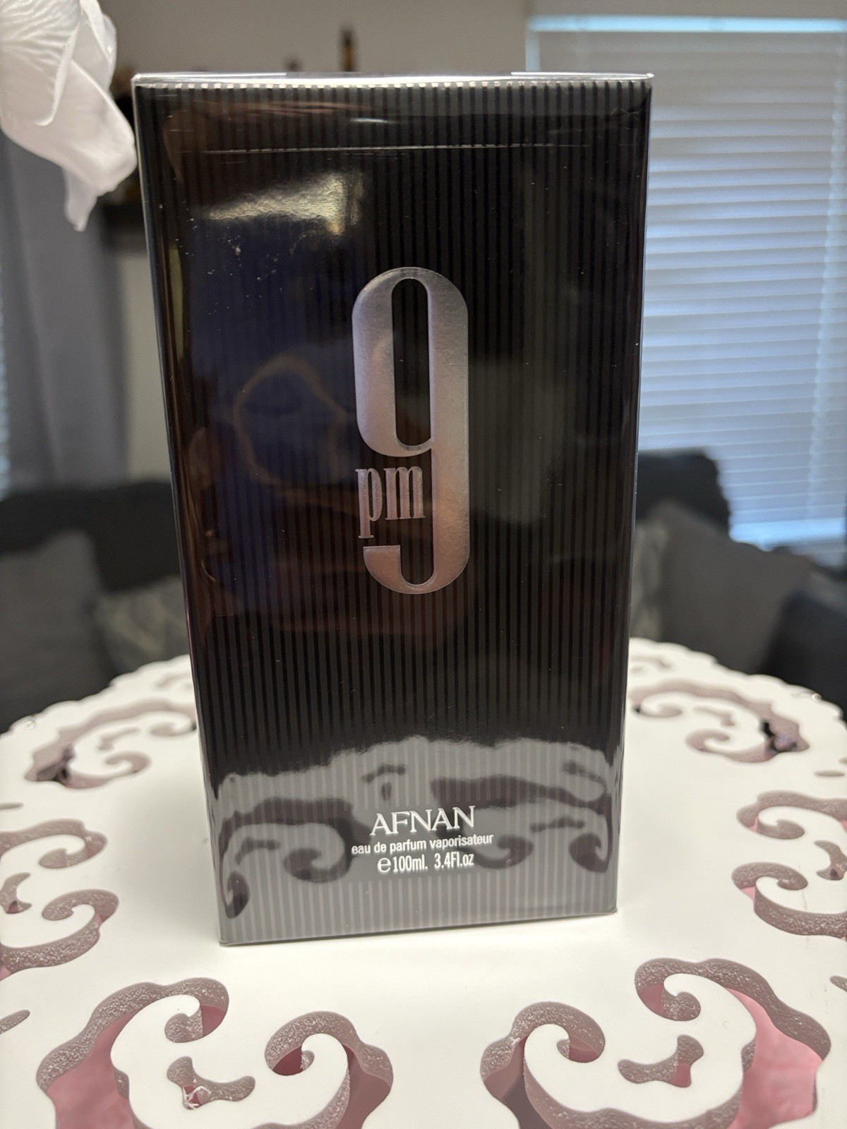 Afnan 9 PM Eau de Parfum Spray Fragrance, Regular Size, 3.4 fl oz