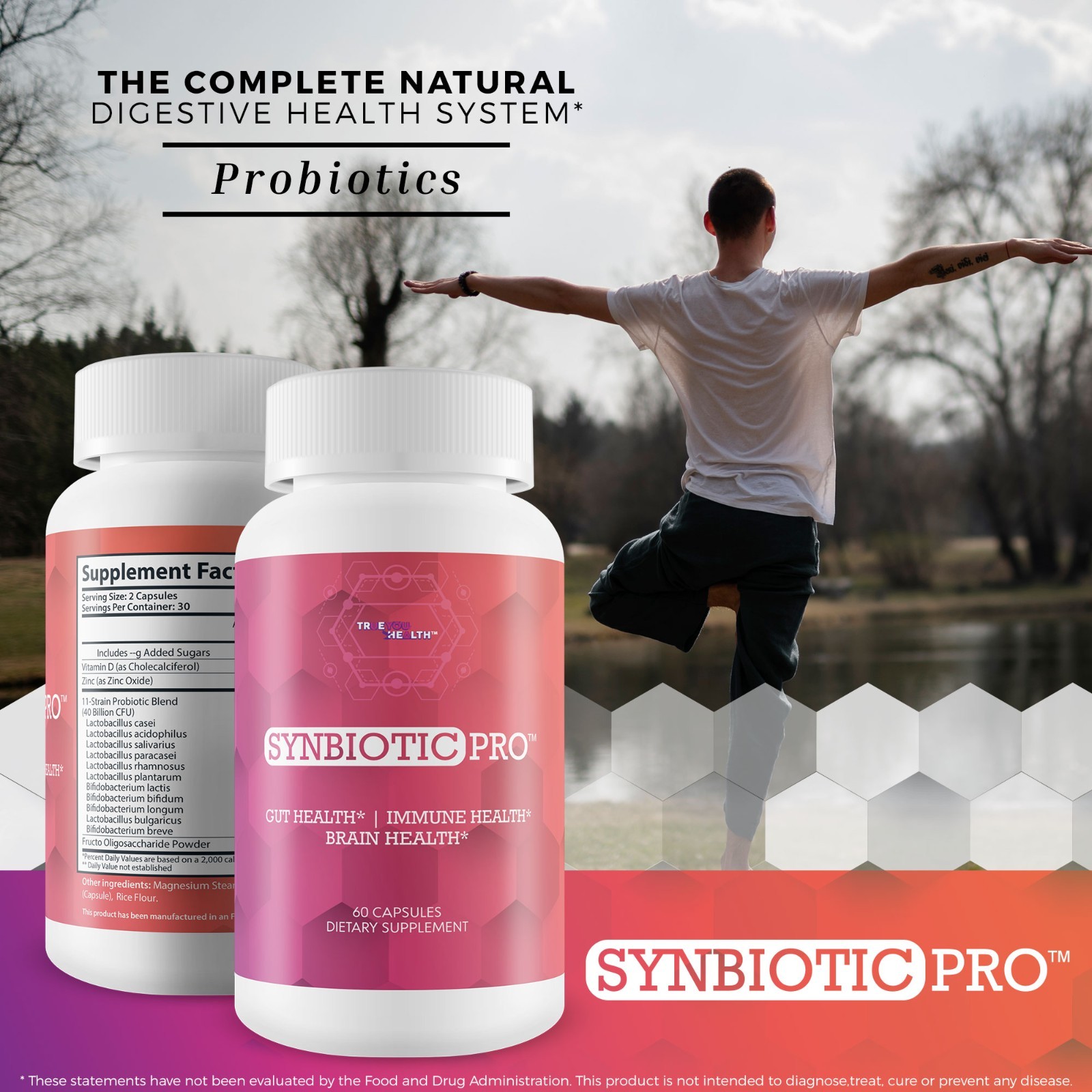 Synbiotic Pro – Our Best Daily Synbiotic Probiotics & Prebiotic – Gut Health