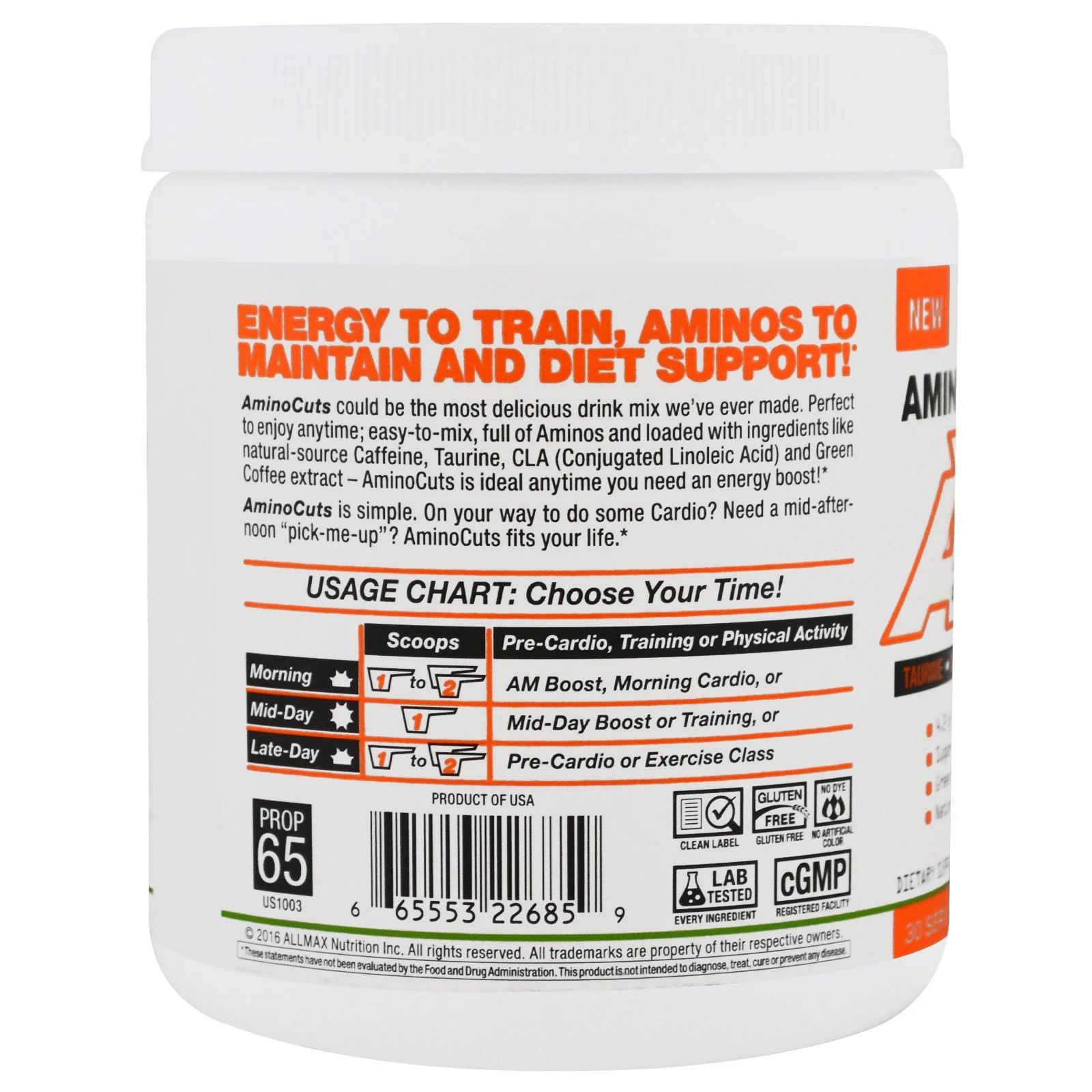 ACUTS, Amino-Charged Energy, Watermelon, 7.4 oz (210 g)