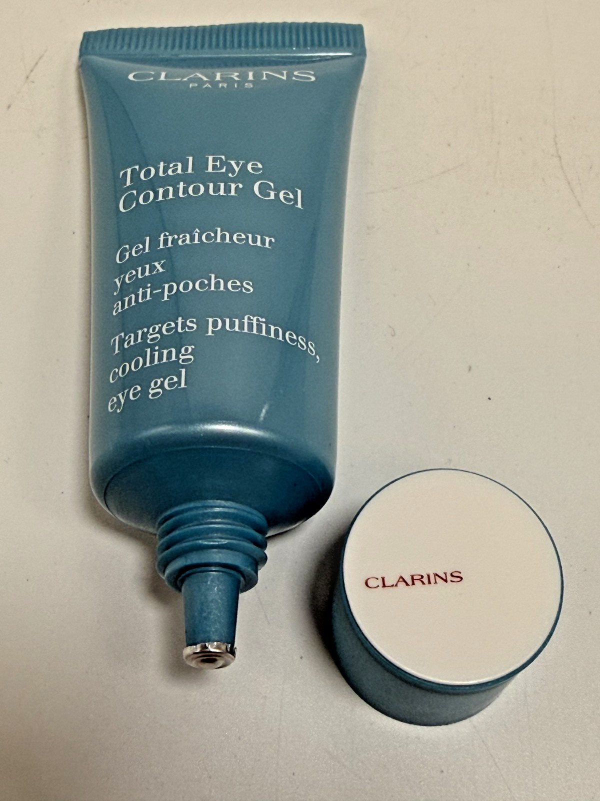 CLARINS Total Eye Contour Gel | Cooling Eye Gel – 20mL/ 0.6oz NEW SEALED IN BOX