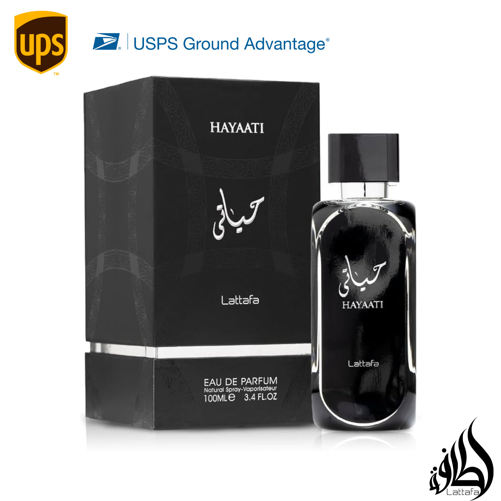 LATTAFA HAYAATI EDP 3.4 oz For Men Unisex Long-Lasting Fruity Musk