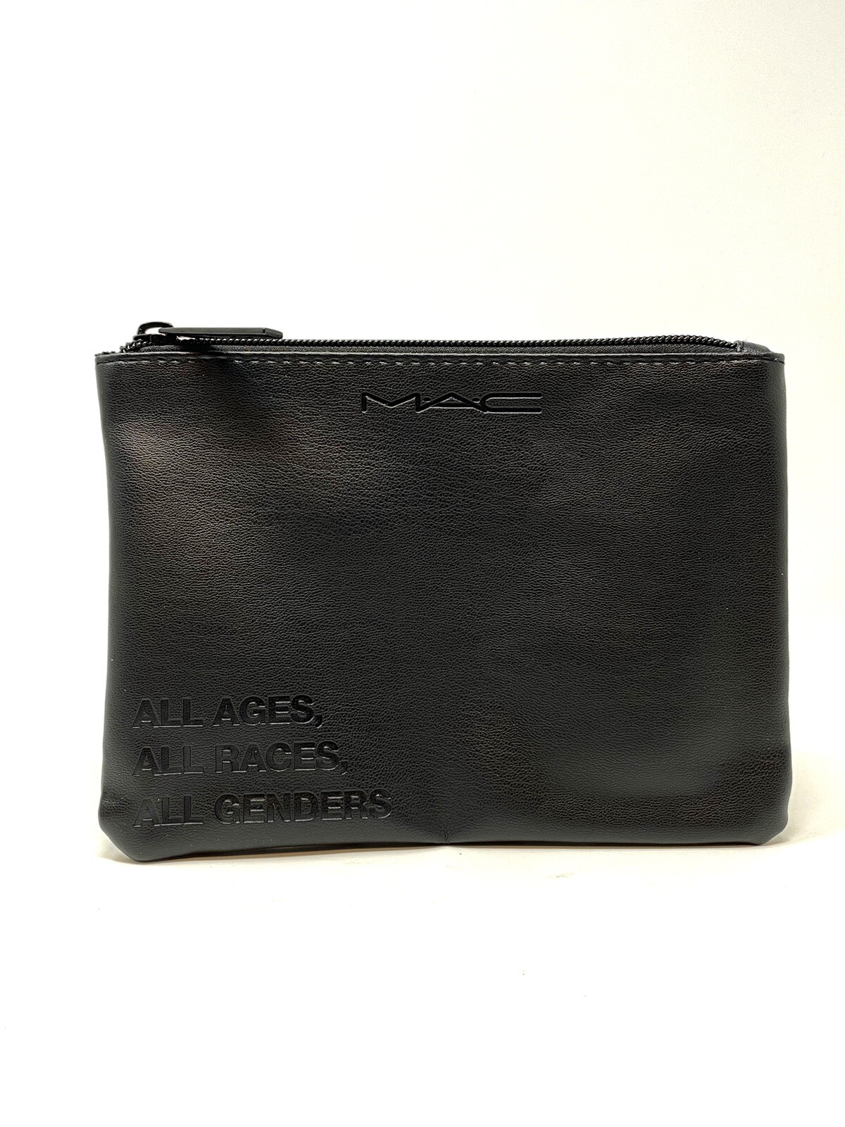MAC All Ages, All Races, All Genders Black Makeup Pouch Bag New in Package