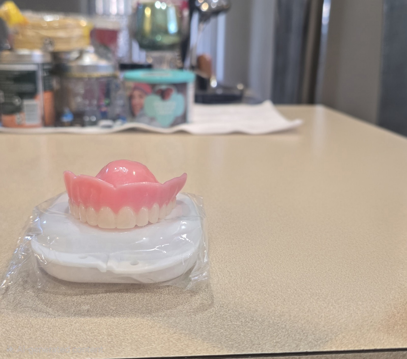 One Upper 3D Medium adult denture🦷PLEASE READ CHECK & YOUR Measurements.