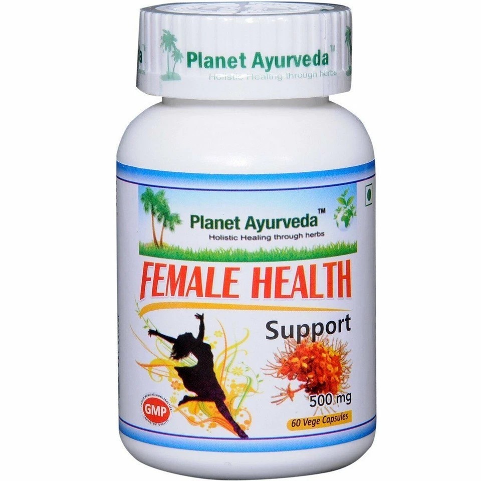Planet Ayurveda Female Health Support – 60 Capsules, 500mg