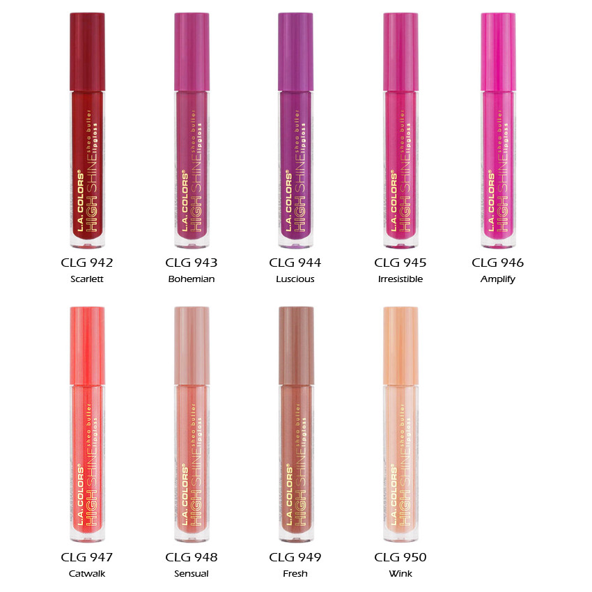 1 LA COLORS High Shine Lipgloss Shea Butter – CLG “Pick Your 1 Color” *Joy’s*