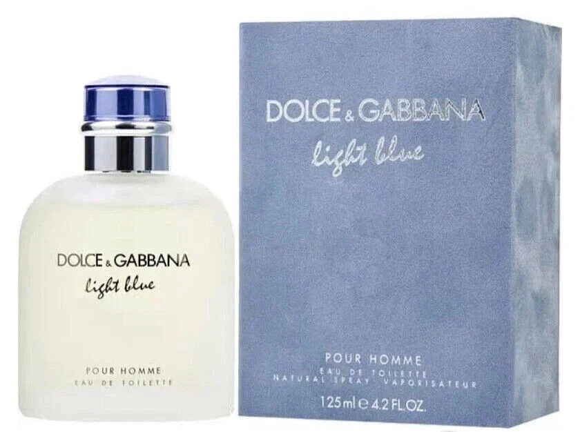 Light Blue by Dolce & Gabbana for Men Eau de Toilette Spray 4.2 oz Brand new