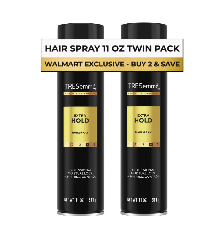 Tresemme Extra Hold Hairspray 24H Frizz Control, 11 oz 2 Count