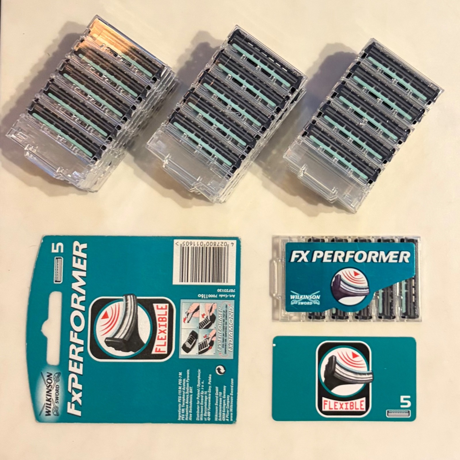 80 Wilkinson Sword FX Performer Razor Blades – Fits Schick Tracer – 16x 5-Packs
