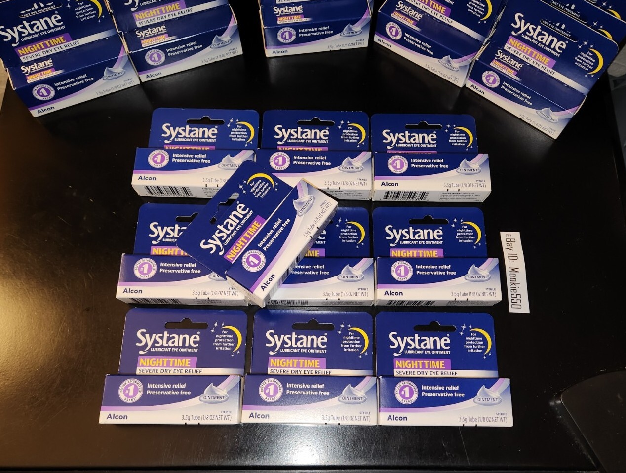 EXP 10/2026+! 10 LOT Systane Nighttime PM Lubricant Eye Ointment 3.5g 1/8oz