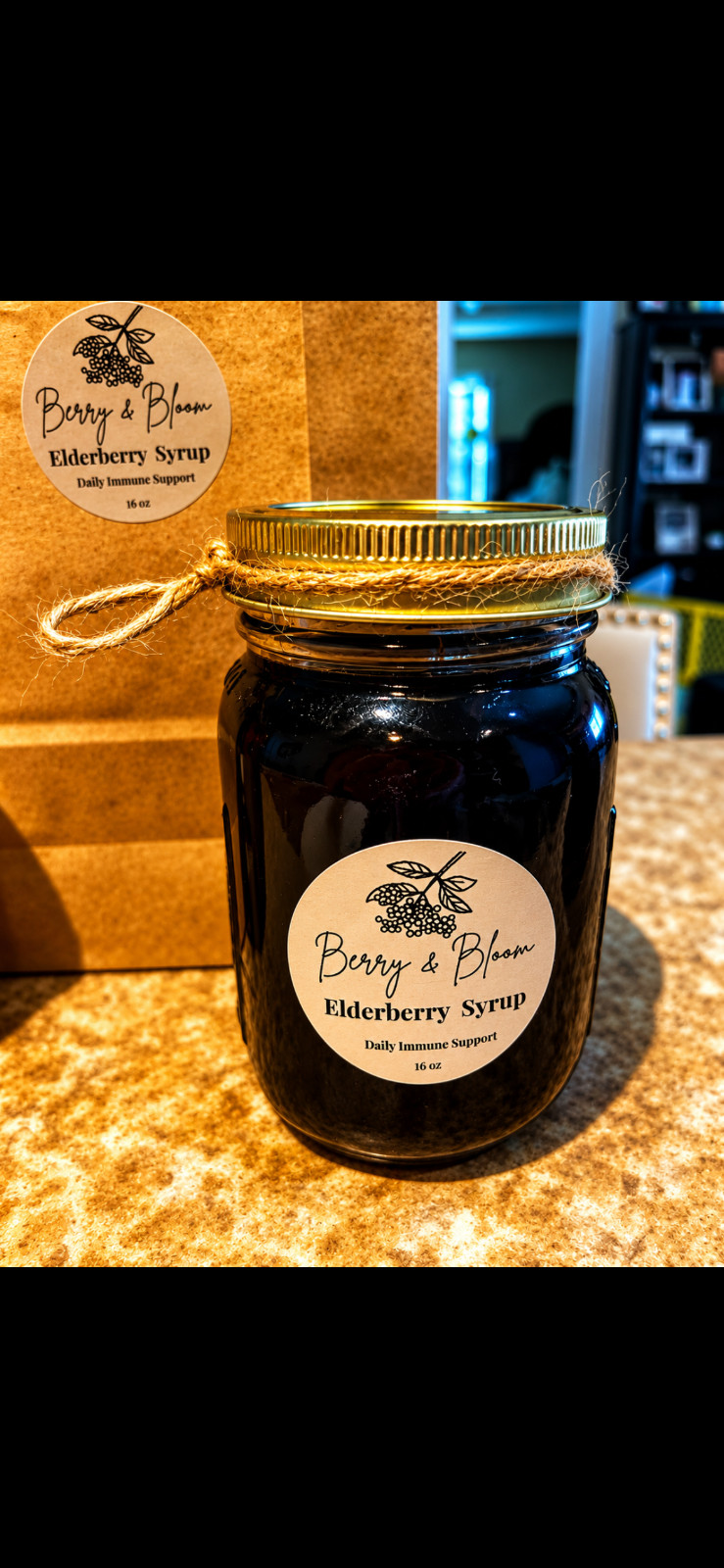 Homemade elderberry syrup 8