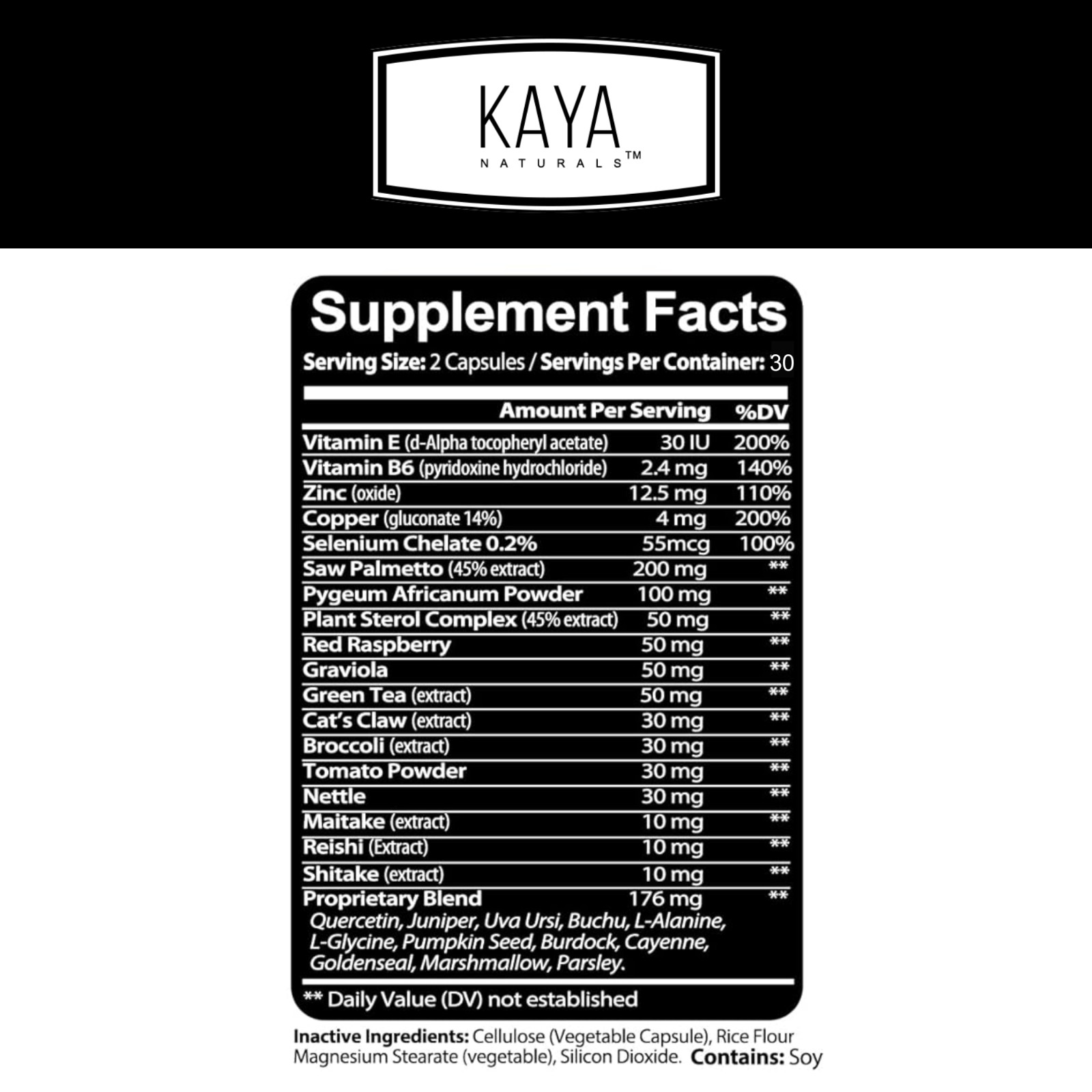 Prostate Support – Saw Palmetto – Reduce Frequent Urination, Stamina supplement