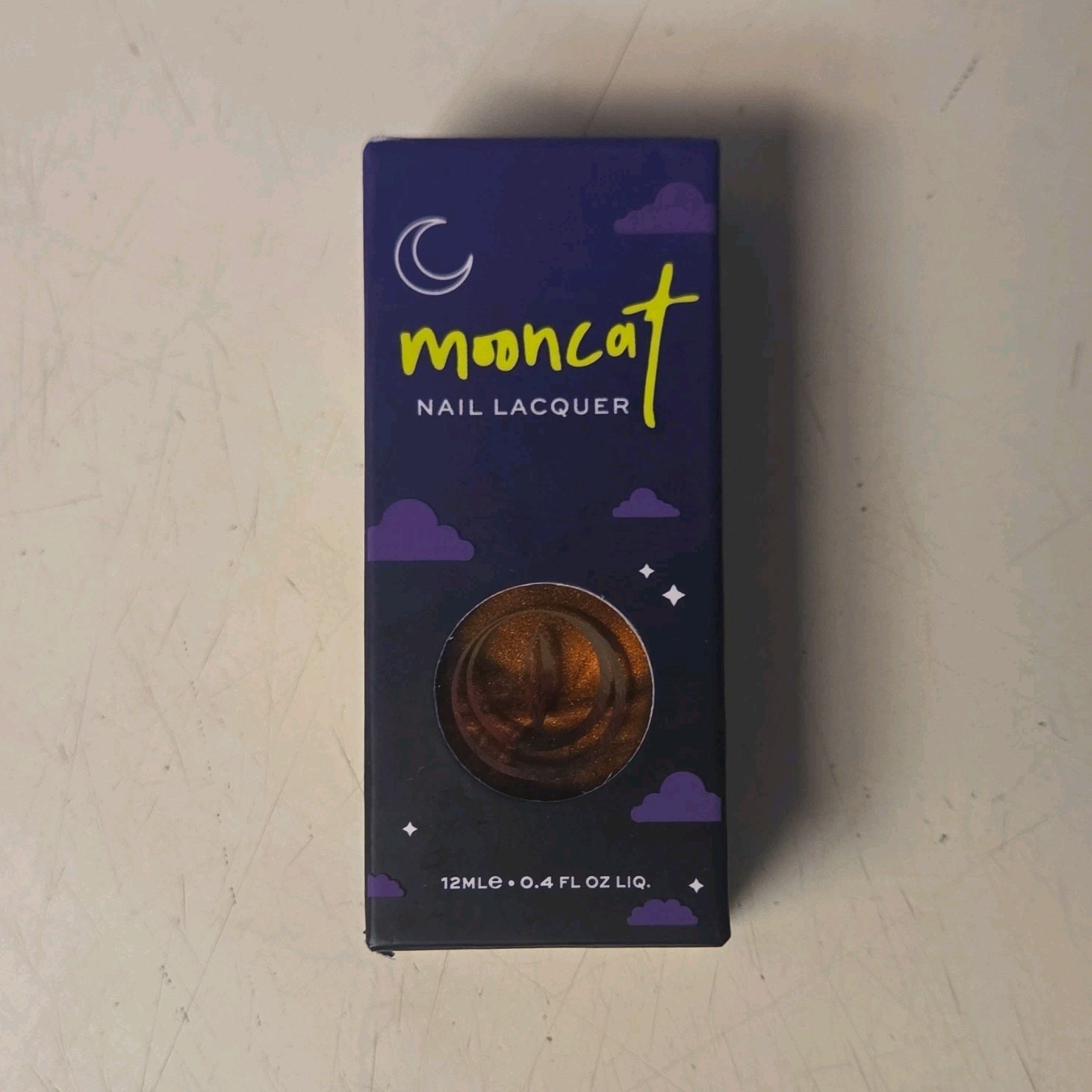 Mooncat Nail Lacquer Copper Long-Lasting 0.4 fl oz PAO 24M