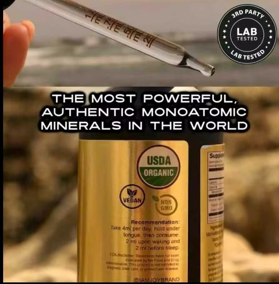 I Am Joy Monoatomic Gold Elixir | Pineal Gland Support, Clarity & Energy Boost
