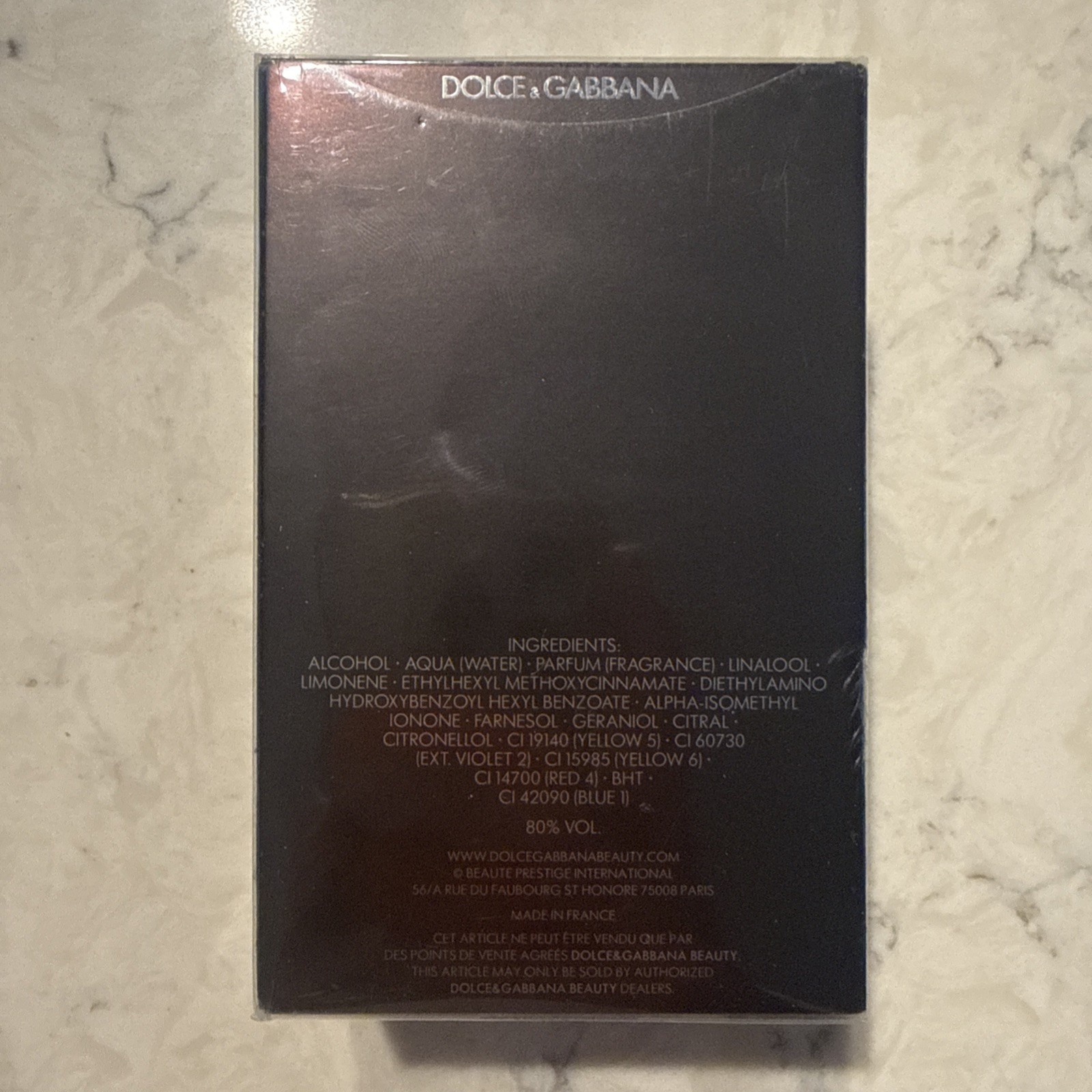 The One by Dolce & Gabbana EDP 100 mL – New in Box – SEALED