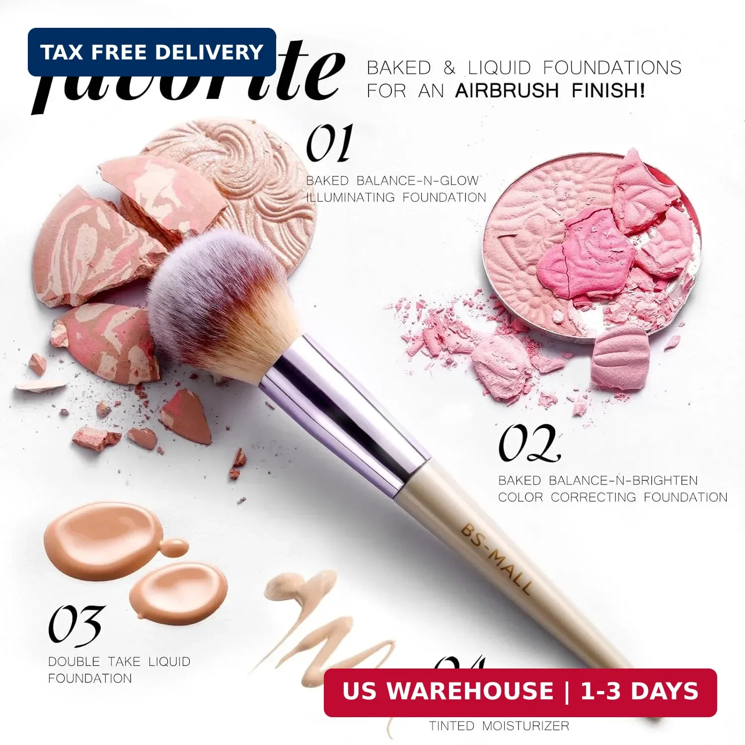 Makeup Brush Set 18pcs Professional Foundation Powder Eyeshadow
