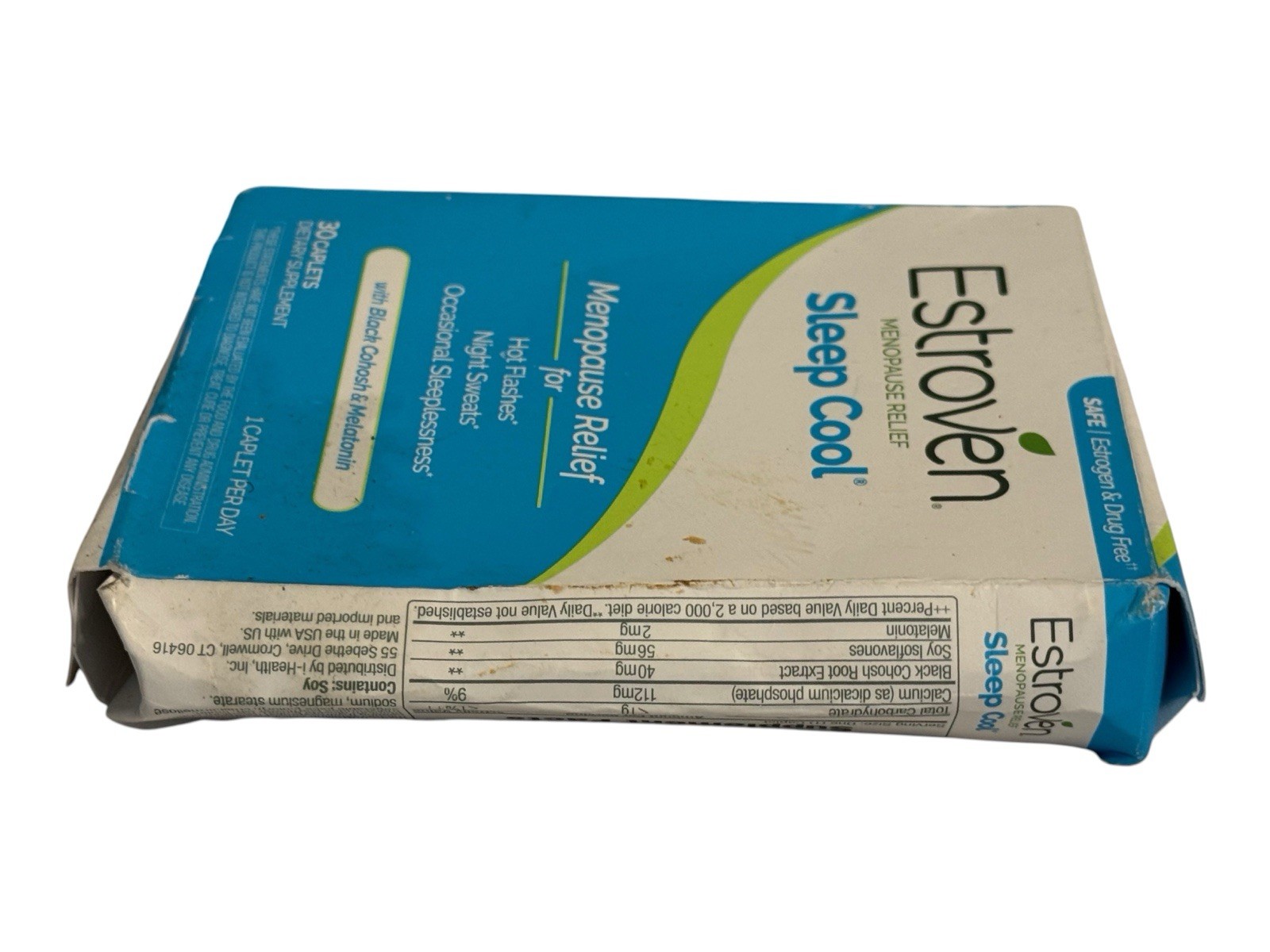 Estroven Menopause Relief Sleep Cool – 30 Caplets – Ex: 5/27