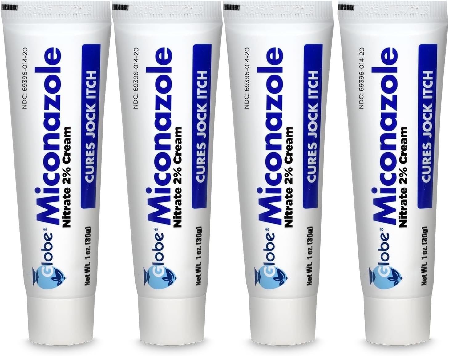 Globe Miconazole Nitrate 2% Antifungal Cream, Cures Most Athletes Foot.