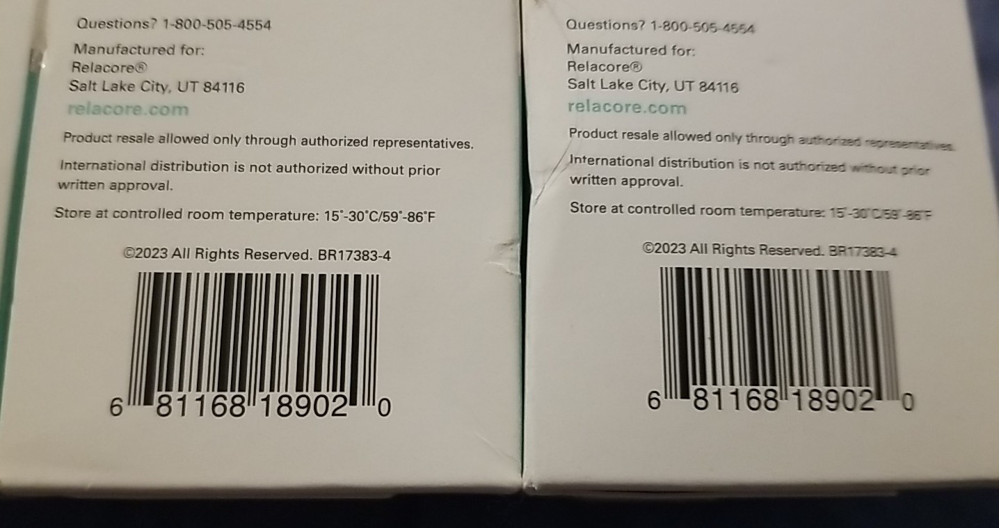EXPIRED 2026 – 4 Relacore Extra Maximum Strength Belly Fat Weight Loss Tablets