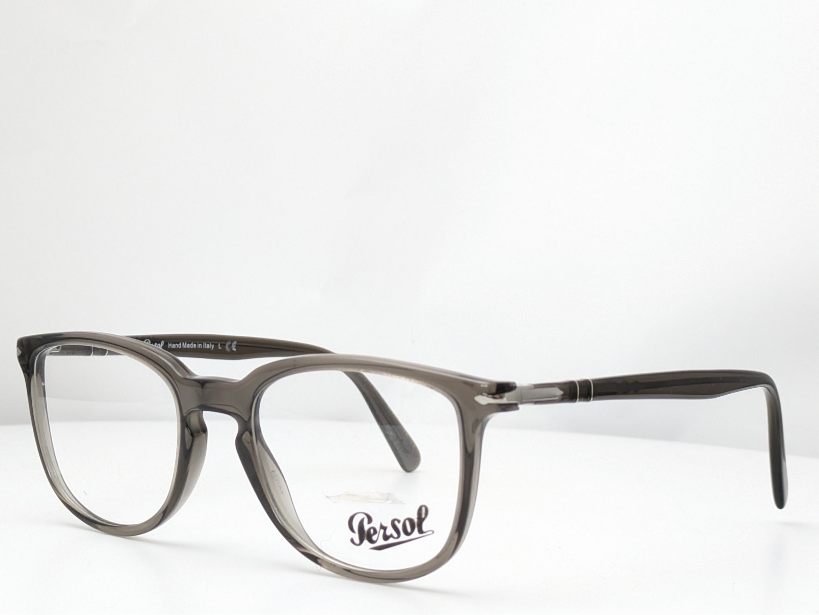 Persol 3240-V 1103 Opal Smoke Unisex Eyeglasses Frames 50-19-145