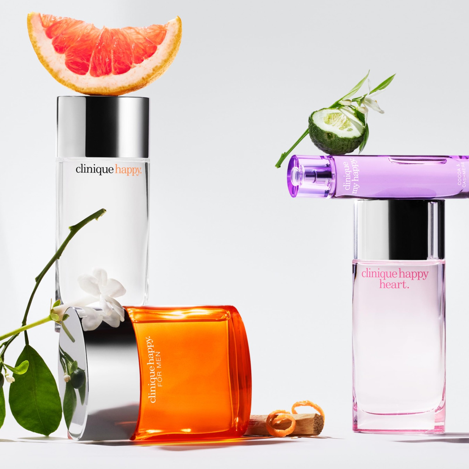 Clinique Happy Eau de Parfum Spray Notes of Citrus-Bright + Floral-Fresh 3.4 Oz
