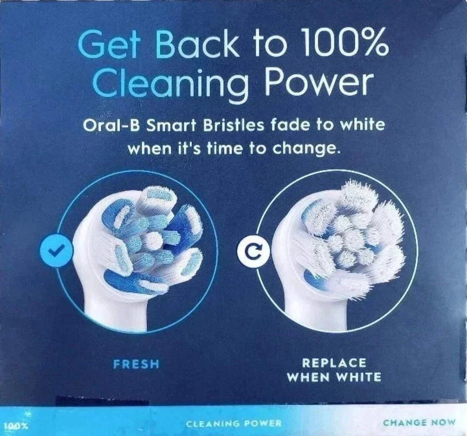 Oral-B iO Replacement Brush Heads 4 Pack Deep Clean Black White Compatible NEW