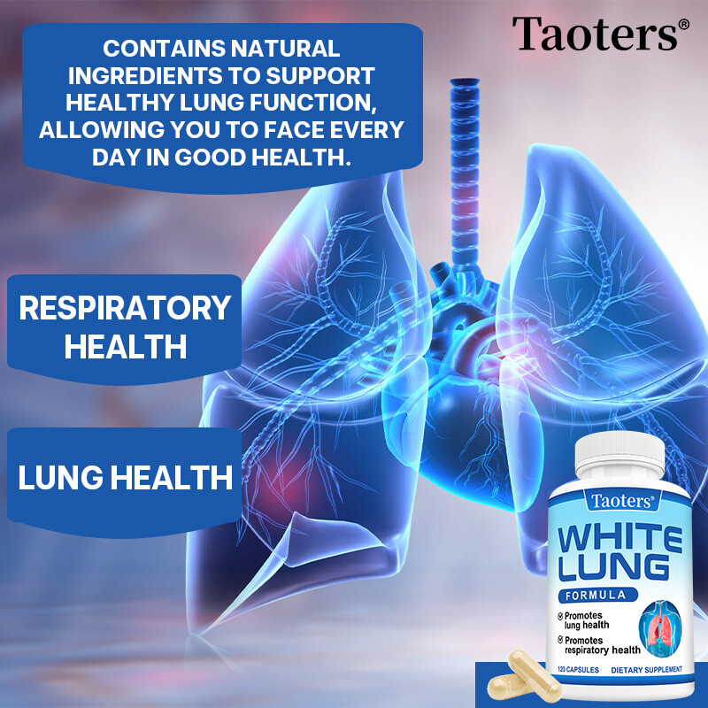 White Lung – Lung Cleanse & Detox.Support Clear Lungs a Healthy Lungs Supplement