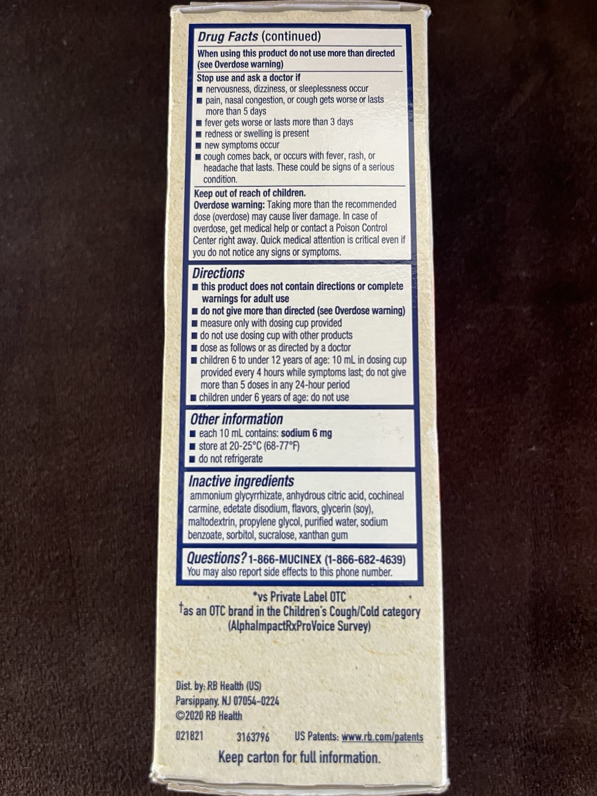 2x Mucinex Children`s MultiSymptom Cold & Sore Throat Elderberry 4oz Exp.10/26