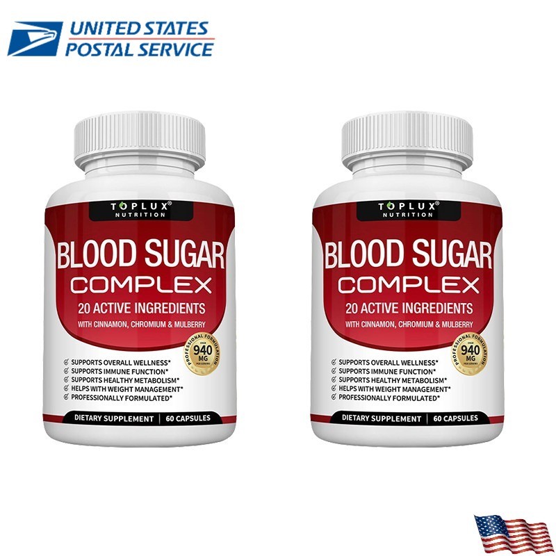 Blood Sugar Complex w/ Cinnamon, Chromium & Mulberry 60 Capsules