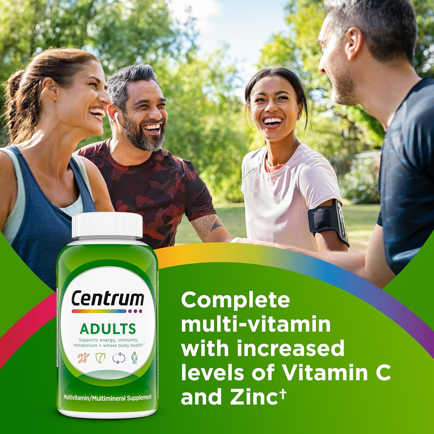 Centrum Adult Multivitamin/Multimineral Supplement with Antioxidants – 200 Count